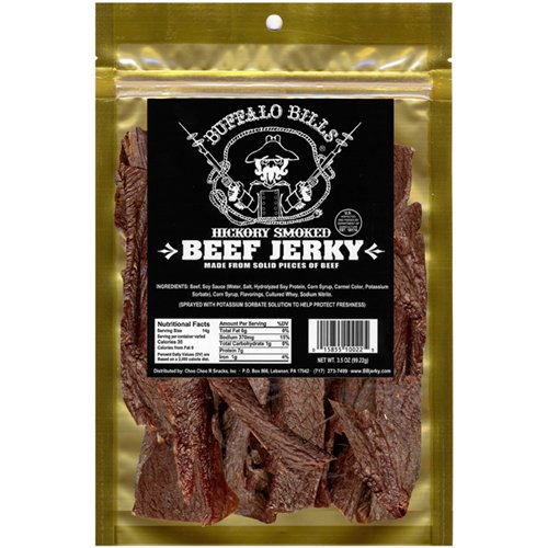 Buffalo Bills 3.5oz Original Hickory Beef Jerky Pack by Choo Choo R Snacks, Inc.