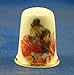 Porcelain China Collectable Thimble - Backberry Fairy with Free Gift Box