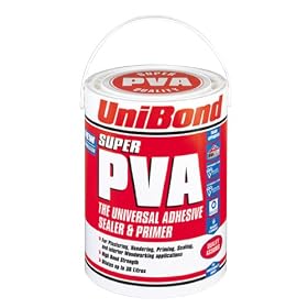 UniBond Super PVA  Adhesive, Sealer and Primer 5 Litre Tin