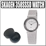 Skagen 358SSSD Women's Silver Dial Mesh Bracelet Watch