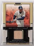 2002 Fleer Flair Power Tools Derek Jeter Game Used Bat Baseball Card