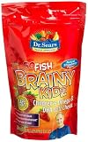 Dr. Sears Go Fish Brainy Kidz Omega-3 DHA Soft Chews, Strawberry, 60-Count Pouch