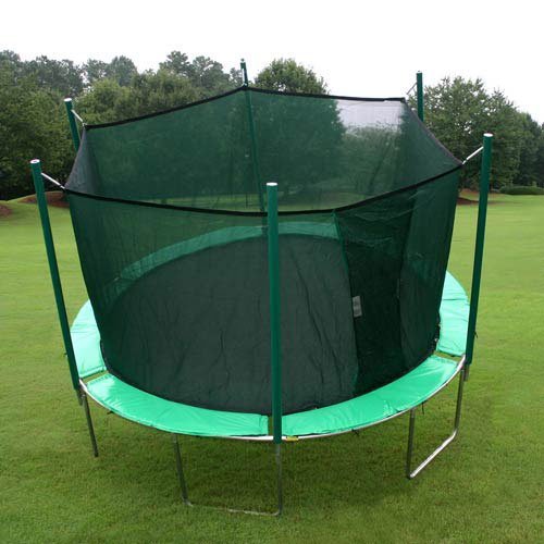 SportsTramp 12 FT Round Trampoline with Safety Cage