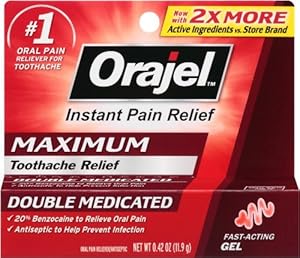 Orajel Maximum Strength Gel Oral Pain Reliever - .42 oz