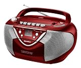 Produkt-Bild: Karcher RR 5031 Radiorekorder (CD-Player, AM/FM-Radio, Kassettenrekorder) rot