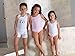 Brix Girls' Undershirt Tank Tops - Super Soft Coton 2 - Pack Camis.