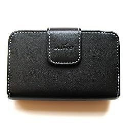 Apple iPod Video 5th Generation (NOT Nano 5th Generation) Black Leatherette Protective Case with Magnetic Closure & Belt-Clip