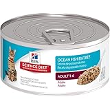 Hill's Science Diet Adult Optimal Care Ocean fish Entree Minced Cat Food, 5.5-Ounce Can, 24-Pack