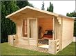 second hand log cabins