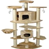Go Pet Club Cat Tree, 80-Inch, Beige