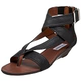 Steve Madden Womens Wysh Low Wedge Strappy Sandal