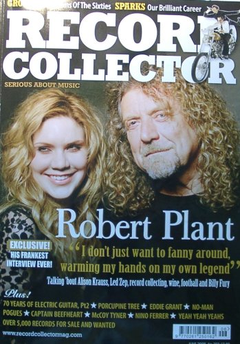 Record Collector Magazine, June 2008 (Robert Plant & Alison Krauss cover)