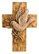 New Creative 26382 Seeds of Faith Cross Wall D?cor, Dove, 7.5-Inches x 9.75-I...