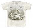 White Lion T-shirt 100% Cotton Short Sleeve Shirt in Youth & Adult Sizes