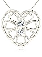 Friendly Diamonds Conjunto de cadena y colgante FDP12320W Oro Blanco