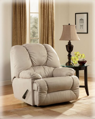 Duraplush Stone Rocker Recliner by Ashley Furniture
