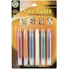 Face Paint Push Up Crayon Stick6/Pkg-Pearl Color