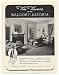 1937 The Towers Waldorf-Astoria Apartment Print Ad