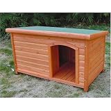 Wooden Flat Roof Dog Kennel Small
