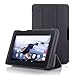 Exact Slender Series Ultra Slim Lightweight Smart-shell Stand Case for Acer Iconia B1-720 Black