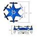 Mokasi® 6 Propellers Mini Pocket Drone, 2.4Ghz 4CH 6-Axis Gyro RC Micro Quadcopter with 3D Flip, Headless Mode,Nano Copters RTF Mode 2 Blue