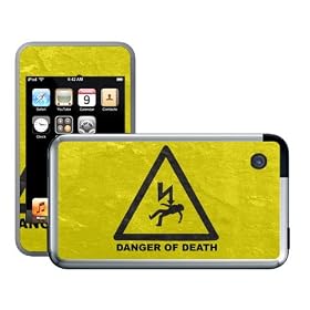 Danger of Death - Lapjacks decorative vinyl skin to fit Apple iPhone 3g