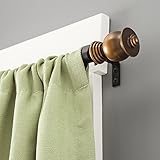 Kenney Parker Oil Rubbed Window Curtain Rod, 48 to 86-Inch, Bronze