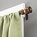 Kenney KN75832 Parker Traditional Knob End Standard Decorative Window Curtain Rod, 90-130