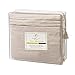 Clara Clark Bed Sheets, Premier 1800 Series 4 Piece Bed Sheet Set, Deep Pocket, Wrinkle, Fade, Stain Resistant, Luxury Soft Bedding Sheets & Pillowcases, Queen, Beige Cream