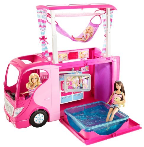 cheap Barbie Sisters Family Camper