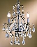 Minka Lavery Lights 3122-301 Mini 3LT Chandelier Castlewood Walnut Chandeliers Indoor Lighting