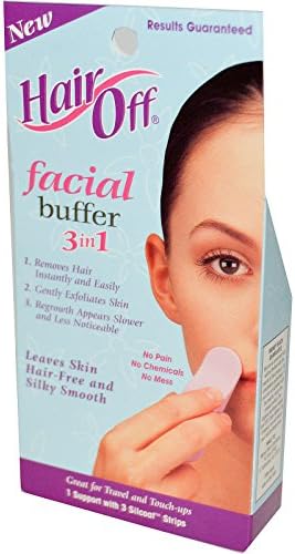 HairOff, Facial Buffer 3 in 1 Kit - 2pc