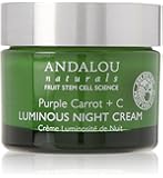 Andalou Naturals Purple Carrot Plus C Luminous Night Cream, 1.7 Ounce