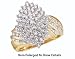 Stunning Yellow Gold 1.00 Ctw. Diamond Cluster Ring ** BLOWOUT SALE **