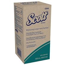 Kimberly-Clark Kimcare 93044 Fruity Cucumber Fragrance Moisturizing Instant Hand Sanitizer, 500mL, White (Case of 6)