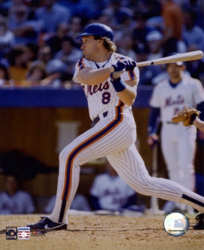 Gary Carter New York Mets 8x10 Photo (Batting Action)