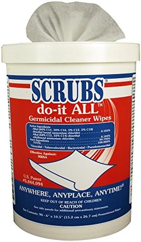 Scrubs® Do-it AllTM Germicidal Cleaner Wipes 90 Count