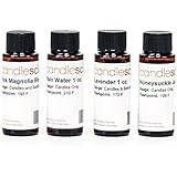 CandleScience Spring Collection Fragrance Sampler Scent with 4 Bottles