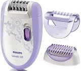 Philips HP6509 Satinelle Soft Sensitive Total Body Epilator with Shaving Attachment