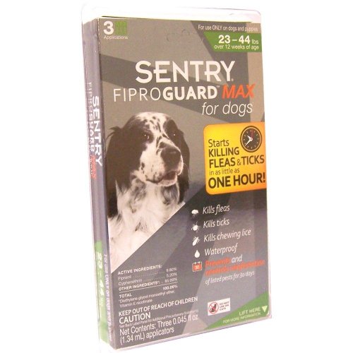 St Jon Lab-Sergeant Pet 529049 Sentry Fiproguard Max For Dogs 3 Month 23-44 Pounds