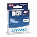 Dymo D-1 Tape, 0.25 Inches x 23 Feet, Black On White, 1/Box (43613)
