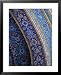 Moasic Detail of Iranian Mosque, Dubai, United Arab Emirates Styles Framed Art Poster Print by Phil Weymouth, 25x31