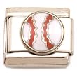 Enamel Baseball Italian Charm Stainless Steel 9mm