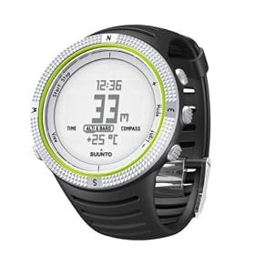 Suunto Core Wrist-Top Computer Watch with Altimeter, Barometer, Compass, and Depth Measurement (Light Green)