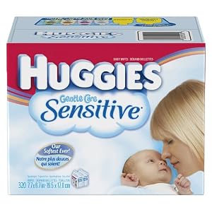 Huggies Gentle Care Sensitive Baby Wipes 320ct