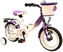 bike*star 30.5cm (12 Zoll) Kinder-Fahrrad - Farbe Lila & Weiß