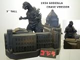 Yuji Sakai Godzilla Desk TOP Diorama Figure 1954 Chase Version