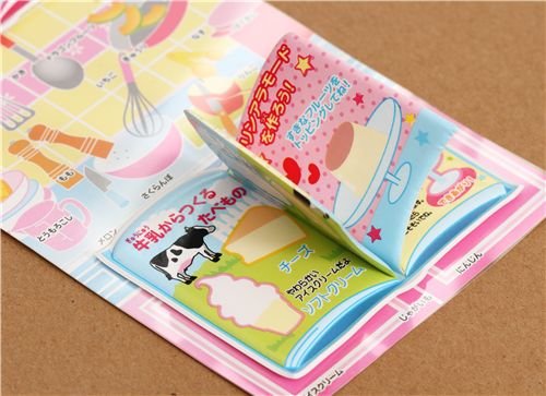 Imagen 5 de Divertido set pegatinas blanditas 3D librito alimentos