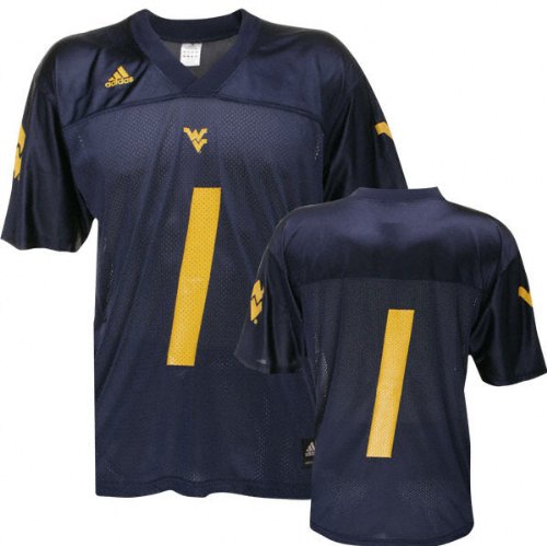 Buy West Virginia Mountaineers Youth -No. 1- Replica Chase Football Jersey