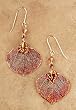 Earrings - Iridescent Aspen Leaf